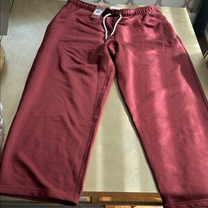 Nike Maroon Joggers with Logo